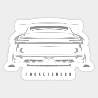 911 turbo illustration graphics Sticker